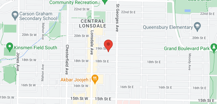 map of 301 143 E 19TH STREET